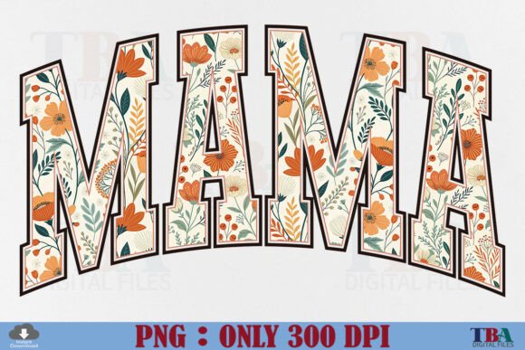 Download Boho Floral Mama Mother's Day Gift PNG - Mother Collection
