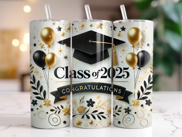 Download Class of 2025 Graduation Tumbler Wrap - Premium Resources