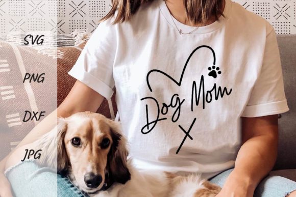 Download Dog Mom Heart Svg Mothers Day Shirt - Mother Collection