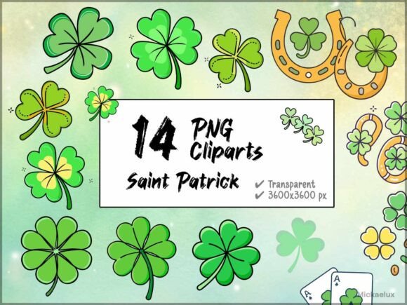 Download Lucky Clovers and Shamrocks, St Patrick - Shamrock Collection