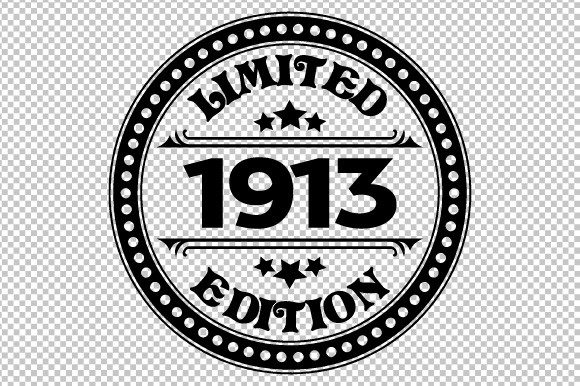 Download Limited Edition 1913 SVG EPS PNG - 1913 Collection