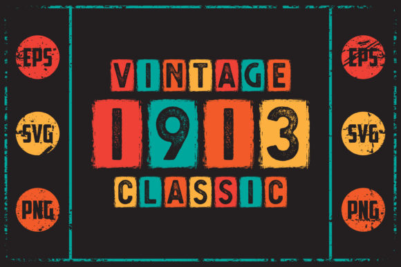 Download Vintage 1913 Classic - Premium Resources