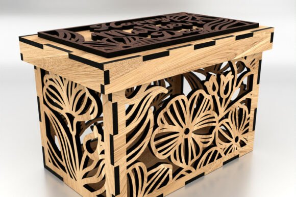 Download Happy Mother's Day Gift Box - Laser Cut - Mother Collection