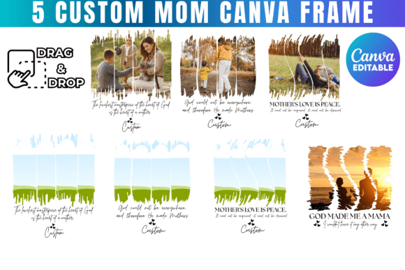 Download 5 Custom Mother’s Day Canva Template - Mother Collection