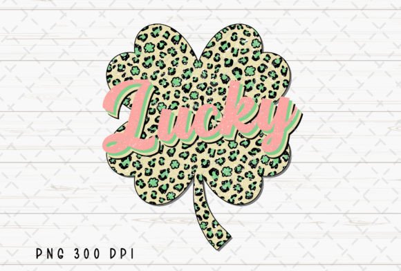 Download Lucky Shamrock St. Patricks Retro PNG - Shamrock Collection